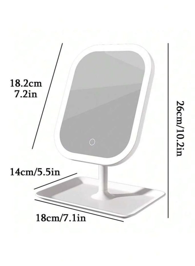 مرآة مكياج بإضاءة LED ، مرآة تجميل مع إضاءة ، مرآة مكياج إضاءة لرحلة ، مرآة تجميل وتجميل مع إضاءة - Image 4